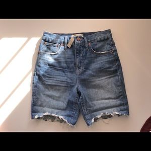 Madwell High Rise Denim Shorts